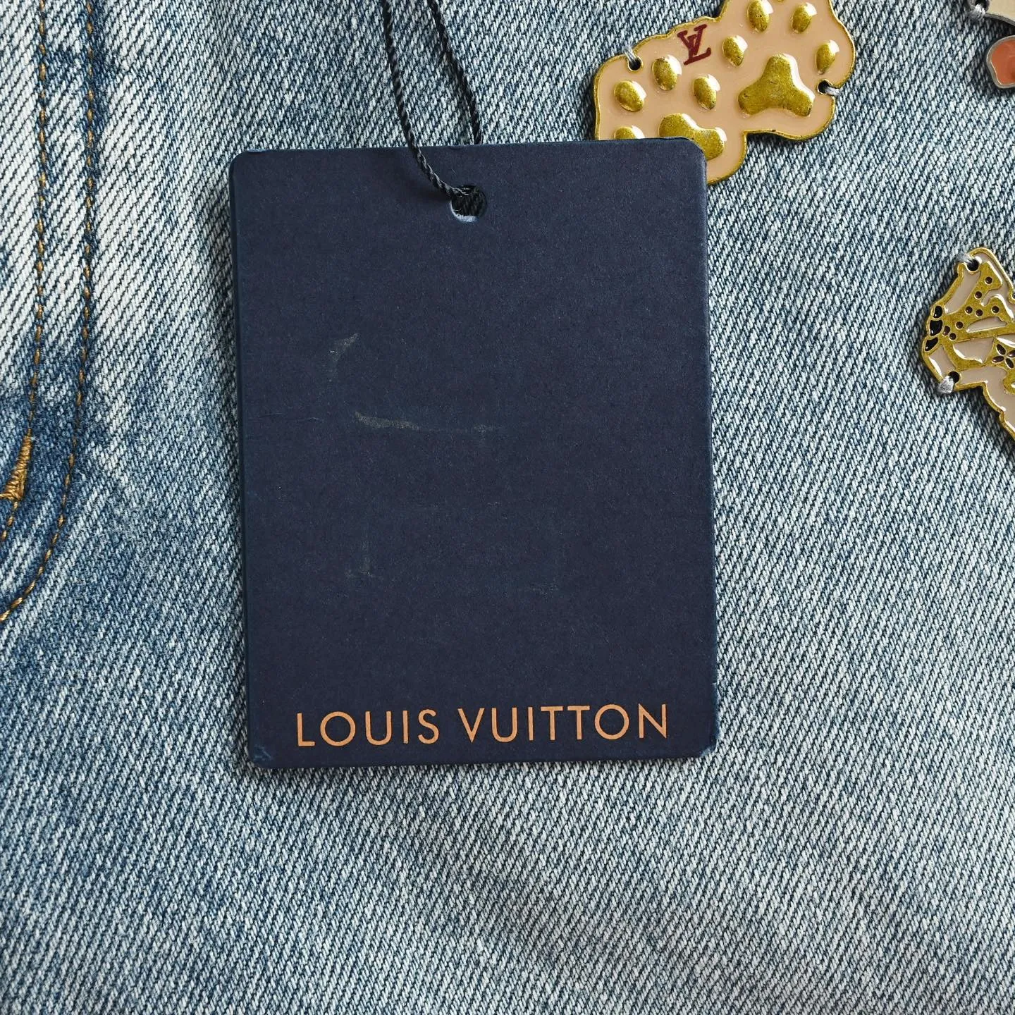 Louis Vuitton/Louis Vuitton hardware leather skateboard jeans